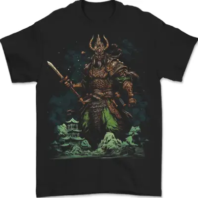 Buy Guan Yu Chinese God Of War Fantasy MMA Mens T-Shirt 100% Cotton • 8.49£