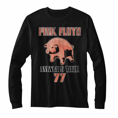 Buy Pink Floyd Animals Tour 77 Men's Long Sleeve T Shirt Psychedelic Music • 43.52£