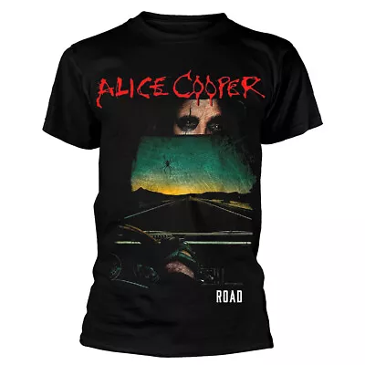 Buy Alice Cooper Road Cover Tracklist Black T-Shirt NEW OFFICIAL • 16.59£