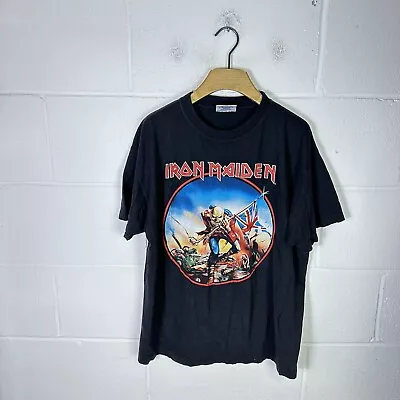 Buy Vintage Iron Maiden Shirt Mens Extra Large Black The Trooper 90s Redwood Rock • 83.95£