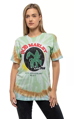 Buy Bob Marley Exodus 45th Anniversary Tie Dye T Shirt • 17.95£