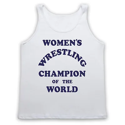 Buy Women's Wrestling Champion Of The World Funny Comedy Unisex Tank Top Vest • 19.99£