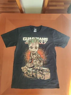 Buy BABY GROOT Guardians Of The Galaxy - UNISEX Black T Shirt (NEW) • 25£