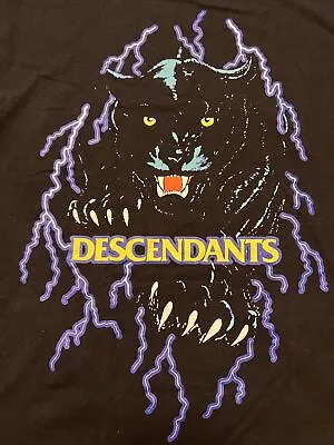 Buy NWOT The Descendants Wolf W Lightning Graphic Concert Tour Shirt Medium Black • 37.79£