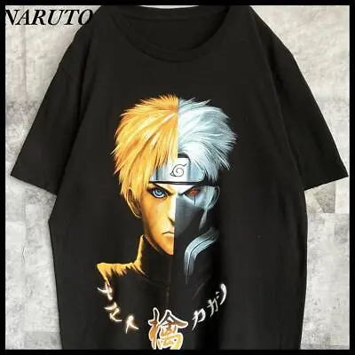 Buy Naruto Kakashi Anime Character T-shirt Black 2 • 38.09£