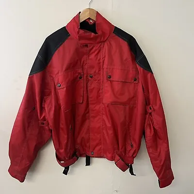 Buy Frank Thomas Aqua Jacket Motorcycle Motorbike Red And Black UK SIZE XL Mens • 44.95£