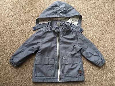 Buy H&M Baby Boy Hooded Cotton Jacket 12-18 Months  • 6£