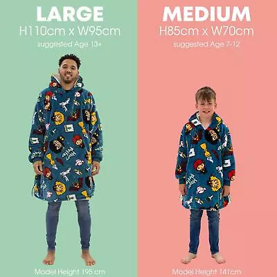 Buy Harry Potter Oversized Hoodie Blanket Sherpa Fleece Jumper Wearable Giant Throw • 23.99£