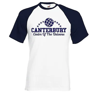 Buy Canterbury - Centre Of The Universe - Retro Short Sleeve Baseball T Shirt • 9.95£