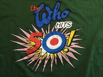 Buy The Who Hits 50  51 Tour Large Size T-shirt From 2016 / 2017 Print On Both Sides • 19.99£