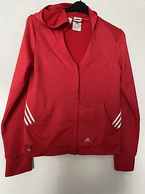 Buy Ladies Red Adidas Jacket 34/36 Clima365 • 7.99£