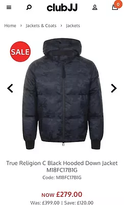 Buy True Religion Camo Coat Size M • 37.99£