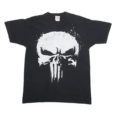 Buy MARVEL Punisher Mens T-Shirt Black Short Sleeve M • 8.99£