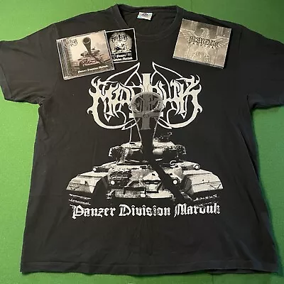 Buy Marduk Panzer Division - T-Shirt + CDs Collectors Bundle, Black Metal | XL • 28.95£