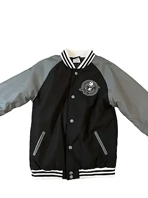 Buy Disney Park Varsity Jacket Nightmare Before Christmas Jack Kids Size 9/10 • 22.83£