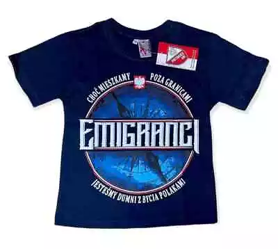 Buy Kids T-shirt Patrioci UK Emigranci Premium Quality • 15.99£