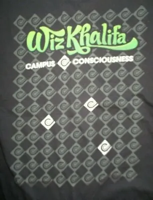 Buy American Rapper WIZ KHALIFA  Campus Consciousness  (MED) T-Shirt • 23.62£