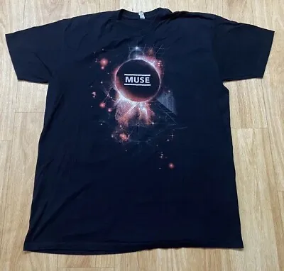 Buy Muse Band T Shirt XL Neutron Star Collision 2010 Graphic Tee 2 Sided Music Rock • 44.99£