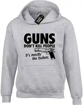 Buy Guns Dont Kill Bullets Do Hoody Hoodie Cool Funny Fashion Design New Quality • 16.99£