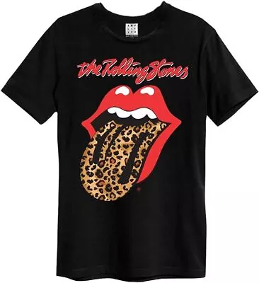 Buy Amplified The Rolling Stones Leopard Voodoo Lounge Rock Licensed T Shirt XS S M • 6£