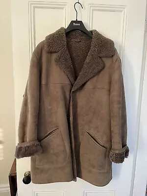 Buy VINTAGE Sheepskin Jacket Mens Size  46” Very Good Clean Condition Warm • 20£