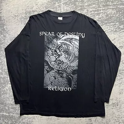 Buy Vintage 1997 Spear Of Destiny Religion Long Sleeve Band Tshirt XL RARE Rock • 35£
