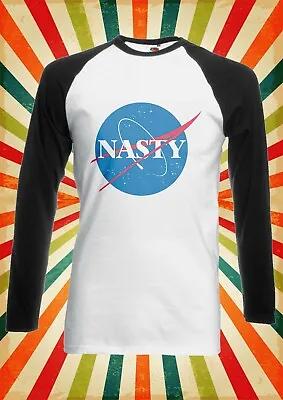 Buy Nasty NASA Fun Space Galaxy Men Women Long Short Sleeve Baseball T Shirt 2162 • 9.95£