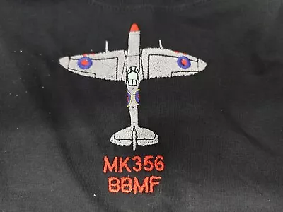 Buy BBMF Spitfire MK356 T-Shirt XL Crew Issue Battle Of Britain Memorial Flight • 19.99£