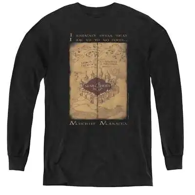 Buy Harry Potter Marauders Map Words - Youth Long Sleeve T-Shirt • 22.89£