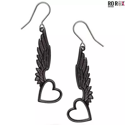 Buy Alchemy England Passio Wings Of Love Earrings Dangle Drop Gothic Jewellery • 14.44£