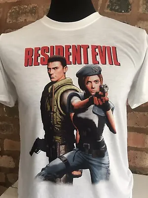 Buy Resident Evil T-shirt - Mens & Women's Sizes S-XXL - 1996 Game Chris Jill Retro • 15.99£