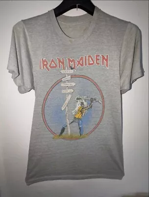 Buy Iron Maiden - The Beast At Reading And USA. Original 1982 Tour T-shirt (small) • 1,845£