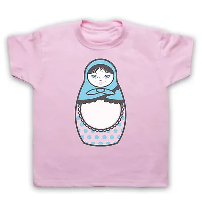 Buy Russian Doll Retro Matryoshka Wooden Nesting Toy Cool Kids Childs T-shirt • 15.99£