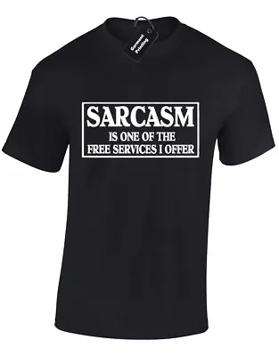 Buy Sarcasm One Of The Free Services Mens T Shirt Funny Design Quality Idea S - 5xl • 7.99£