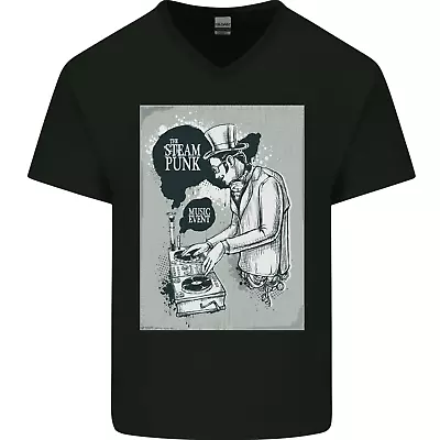 Buy Steampunk Music Event Mens V-Neck Cotton T-Shirt • 9.99£
