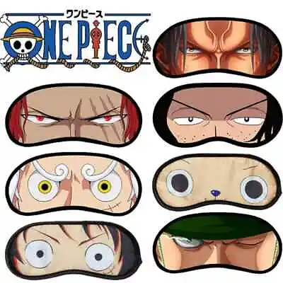 Buy ONE PIECE Luffy Chopper Roronoa Zoro Blackout Sleep Eye Mask Anime Manga Merch • 7.95£