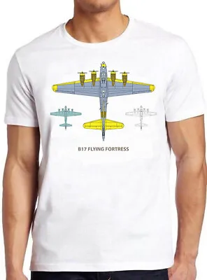 Buy B-17 Flying Fortress Bomber Plane War The Queen Of Skies Gift Tee T Shirt 521 • 6.35£