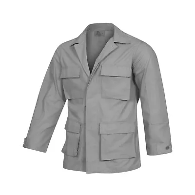 Buy Army Jacket Original US BDU Combat Lightweight Coat Ripstop Cotton Uniform Grey • 42.74£