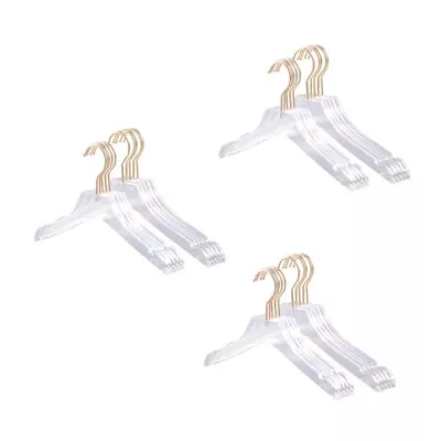 Buy 15 Pcs Clear Acrylic Clothes Hanger With , Transparent Shirts9417 • 59.99£