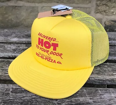 Buy QUIKSILVER Stranger Things SURFER BOY PIZZA Trucker Hat Baseball Cap • 39.99£