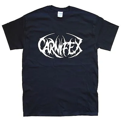 Buy CARNIFEX T-SHIRT Sizes S M L XL XXL Colours Black, White  • 15.59£