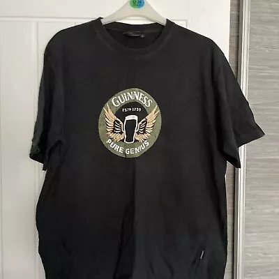 Buy Guinness Black T Shirt X L  • 3£