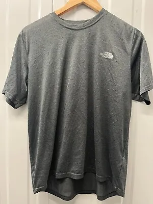 Buy The North Face Flash Dry Tshirt Mens UK Size Medium Grey Casual Gym • 9.99£
