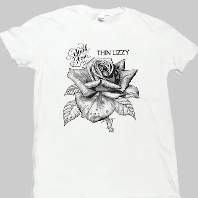 Buy Thin Lizzy Rock Metal Short Sleeve White Unisex T-shirt S-3XL • 14.99£