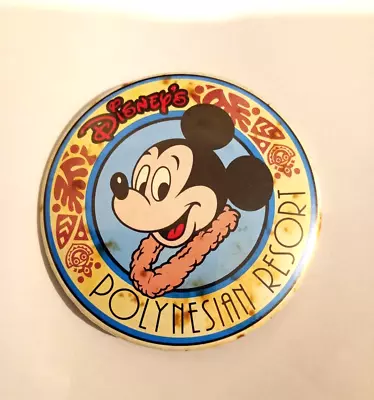 Buy Vintage Badge Disney's POLYNESIAN RESORT WALT DISNEY CO. SPEC MERCH 1970'S Gift • 20£