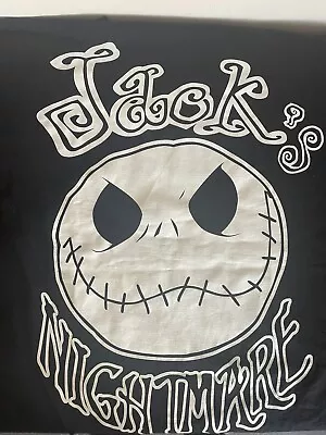 Buy Disney Nightmare Before Christmas Jack’s Nightmare T Shirt Black XL (Rock@Tees) • 12£