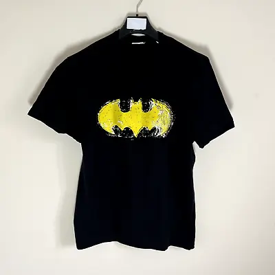 Buy Batman Logo Mens Black Short Sleeve Round Neck Cotton T Shirt Size 4XL  • 4.60£