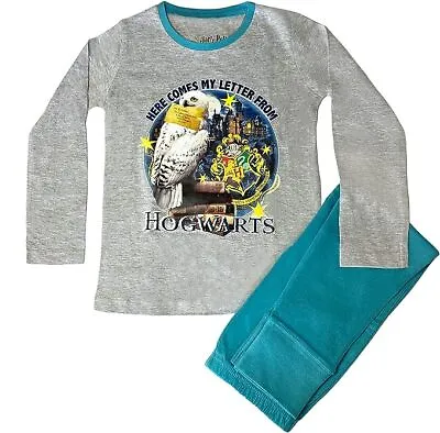Buy Girls Harry Potter Hogwarts Letter Pyjamas Age 4-10 Years  Cotton • 6.99£