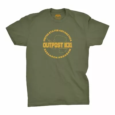 Buy Outpost 31 Tee Mens TV Film Merch Geek Crew Neck Short Sleeve T-Shirt Top • 14.95£