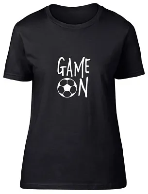 Buy Game On Womens Ladies Football Fitted T-Shirt • 8.99£
